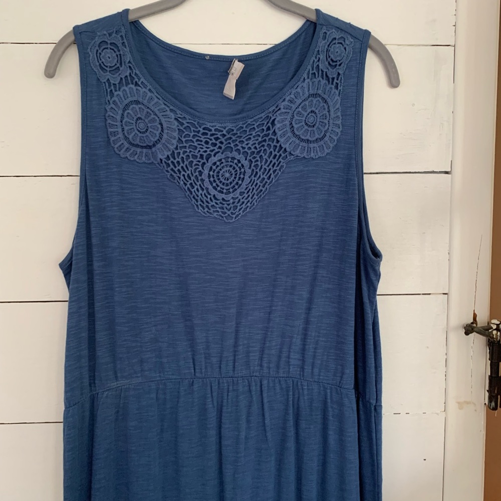 Chicos size 1 blue dress.